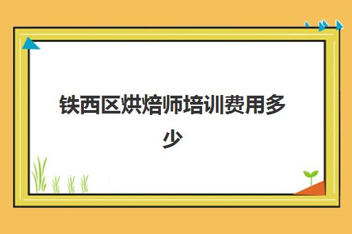 铁西区烘焙师培训费用多少(蛋糕烘焙师要学多久)