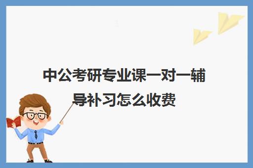 中公考研专业课一对一辅导补习怎么收费