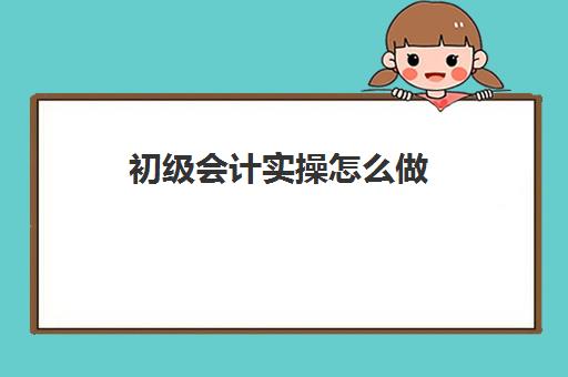 初级会计实操怎么做(初级会计万题库)