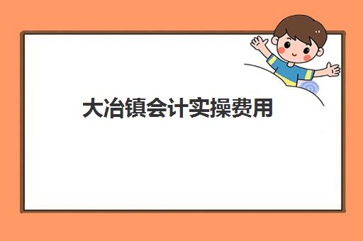 大冶镇会计实操费用(初级会计培训班费用大概是多少?)