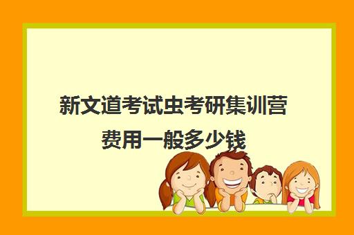 新文道考试虫考研集训营费用一般多少钱（新文道考研机构地址在哪）