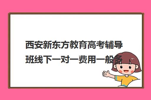 西安新东方教育高考辅导班线下一对一费用一般多少钱（高三辅导一对一多少钱）