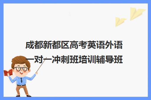 成都新都区高考英语外语一对一冲刺班培训辅导班哪个好(高考英语辅导一对一)