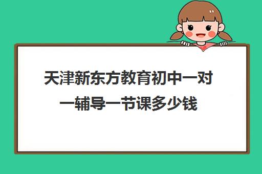 天津新东方教育初中一对一辅导一节课多少钱（初中一对一辅导价格）