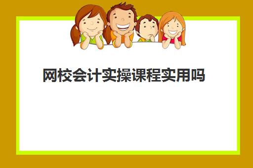 网校会计实操课程实用吗(233网校初级会计课程怎么样)