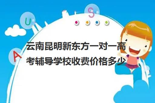 云南昆明新东方一对一高考辅导学校收费价格多少钱（昆明高一补课哪里好）