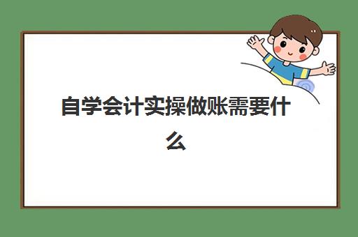 自学会计实操做账需要什么(初学会计最简单的方法)