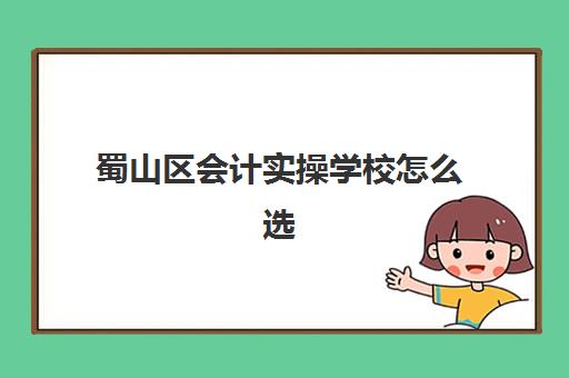 蜀山区会计实操学校怎么选(合肥财经职业学院有哪些专业)