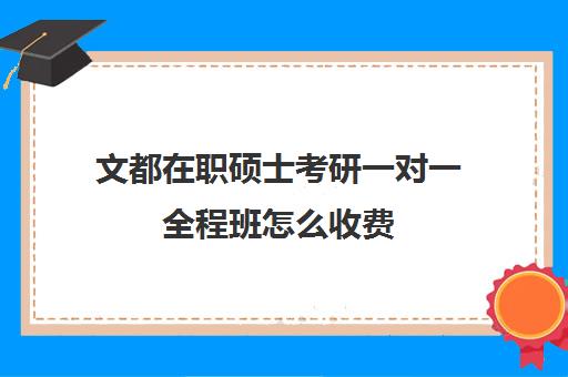 文都在职硕士考研一对一全程班怎么收费（文都考研vip和全程班）