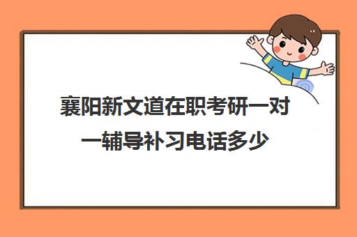 襄阳新文道在职考研一对一辅导补习电话多少