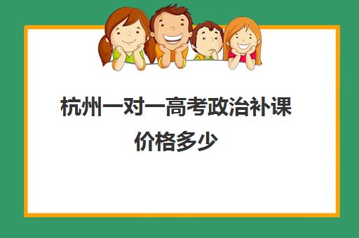 杭州一对一高考政治补课价格多少(高中数学一对一多少钱一节课)