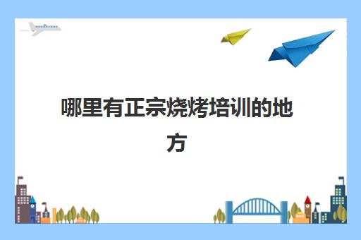 哪里有正宗烧烤培训的地方(附近哪里可以自己烧烤的地方)