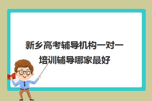 新乡高考辅导机构一对一培训辅导哪家最好(高考线上辅导机构有哪些比较好)