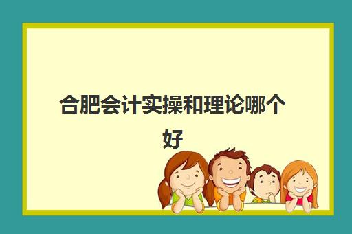 合肥会计实操和理论哪个好(安徽会计专升本可以上哪些学校)