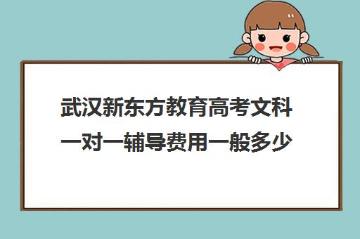 武汉新东方教育高考文科一对一辅导费用一般多少钱（新东方一对一补课有效果吗）