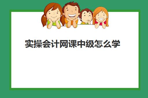 实操会计网课中级怎么学(会计中级课程视频全套)