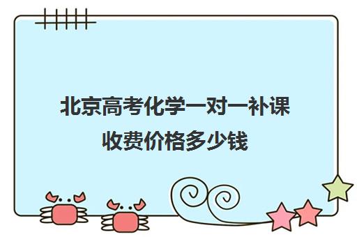 北京高考化学一对一补课收费价格多少钱(高考一对一辅导多少钱一小时)