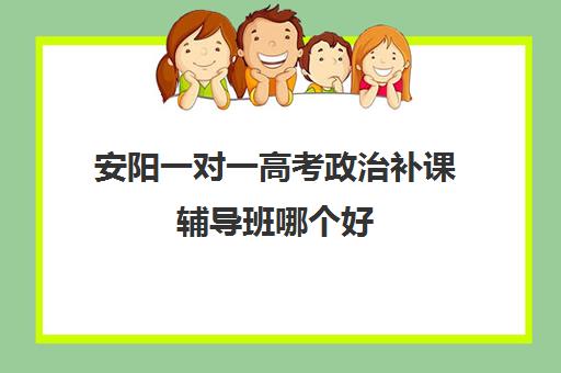 安阳一对一高考政治补课辅导班哪个好(安阳高三全日制冲刺班)