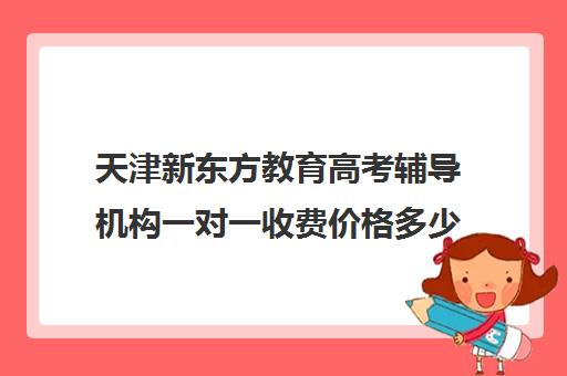 天津新东方教育高考辅导机构一对一收费价格多少钱（新东方高三一对一好吗）