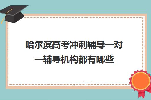 哈尔滨高考冲刺辅导一对一辅导机构都有哪些(重庆高考冲刺补课机构排名)