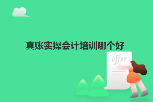 真账实操会计培训哪个好(网上零基础学会计靠谱吗)