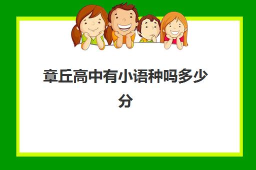 章丘高中有小语种吗多少分(章丘双语高中部录取分数)