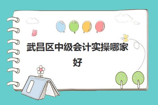 武昌区中级会计实操哪家好(中级会计实务怎么学效果最好)