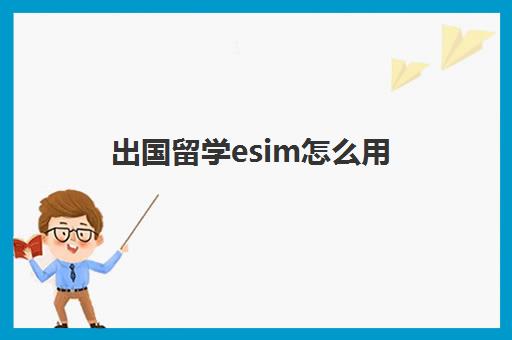 出国留学esim怎么用(国外esim卡国内能用吗)