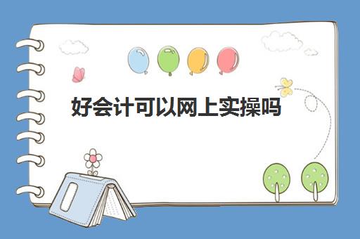 好会计可以网上实操吗(学会计是去培训班还是网上)