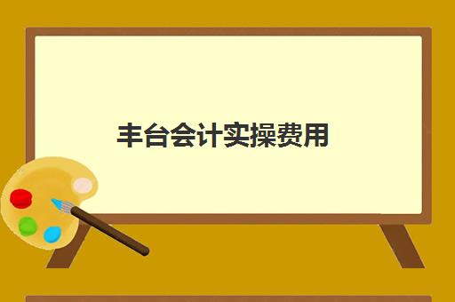 丰台会计实操费用(北京会计培训班哪个机构比较好)