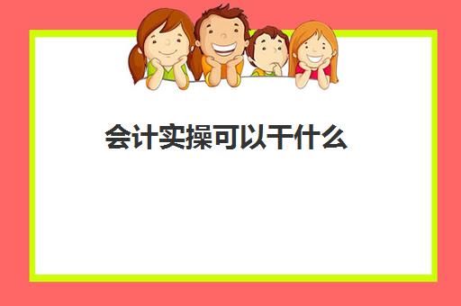 会计实操可以干什么(基础会计试题)