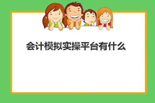 会计模拟实操平台有什么(会计模拟实训软件)