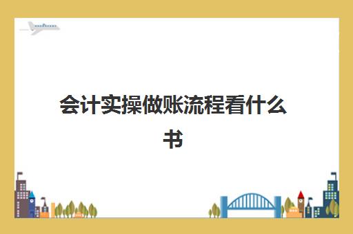 会计实操做账流程看什么书(会计做账流程新手必看)