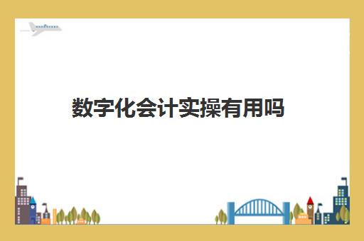 数字化会计实操有用吗(有谁在恒企学过会计的)