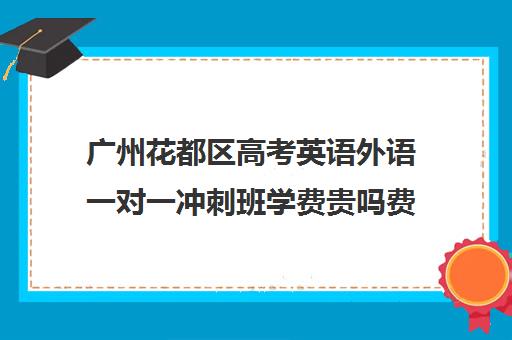 广州花都区高考英语外语一对一冲刺班学费贵吗费用多少钱(广州华美英语实验学校高中)