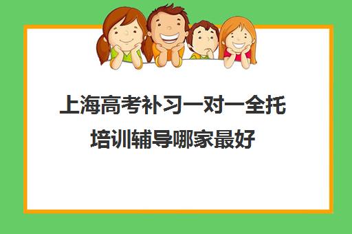 上海高考补习一对一全托培训辅导哪家最好