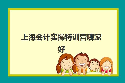 上海会计实操特训营哪家好(会计)