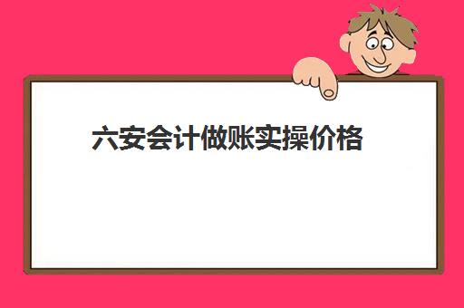 六安会计做账实操价格(会计做账怎么做)