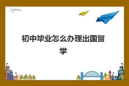 初中毕业怎么办理出国留学(初中毕业可以出国打工吗)