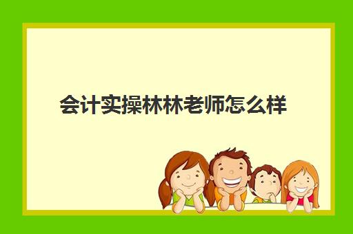 会计实操林林老师怎么样(会计初级哪个老师讲的好)