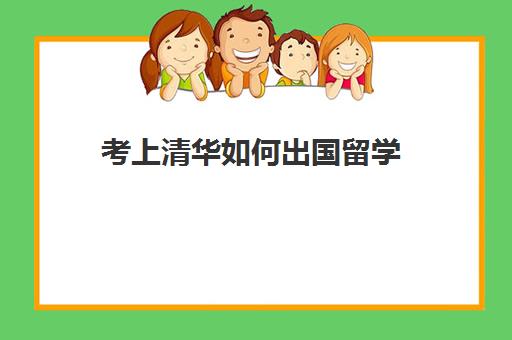 考上清华如何出国留学(公务员可以出国留学吗)