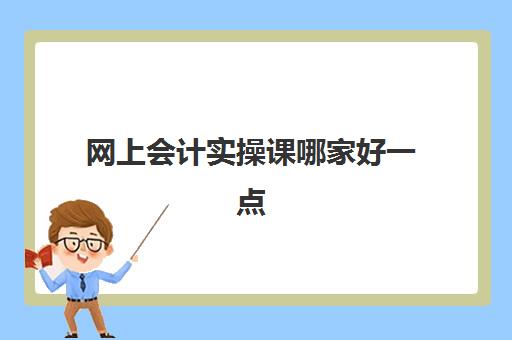 网上会计实操课哪家好一点(会计学堂网课怎么样)