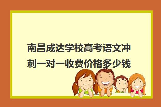 南昌成达学校高考语文冲刺一对一收费价格多少钱(南昌雷式教育一对一价格)