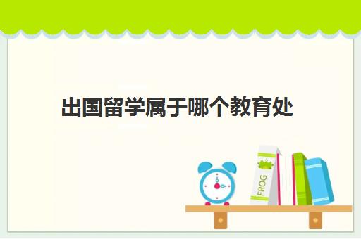 出国留学属于哪个教育处(出国留学签证多少钱)