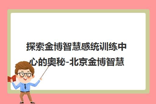 探索金博智慧感统训练中心的奥秘-北京金博智慧全新视角