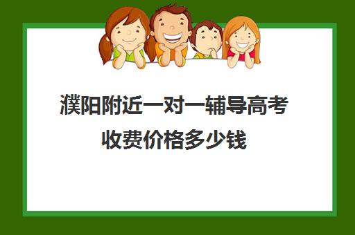 濮阳附近一对一辅导高考收费价格多少钱(高三培训机构学费一般多少)