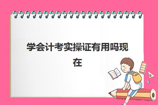学会计考实操证有用吗现在(不学会计考会计证有用吗)