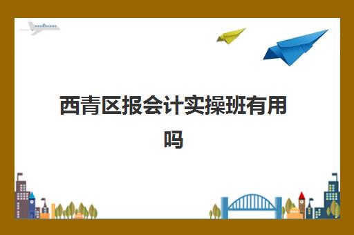 西青区报会计实操班有用吗(初级会计报班还是自学)