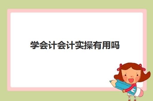 学会计会计实操有用吗(会计自学能学会吗)