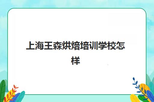 上海王森烘焙培训学校怎样(西点培训学校联系王森)